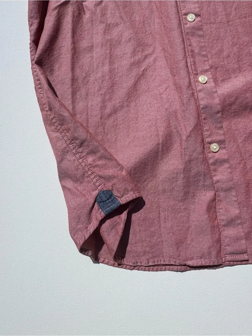 Banana Republic Men's Dusty Rose Button-Down Shirt Slim Fit
